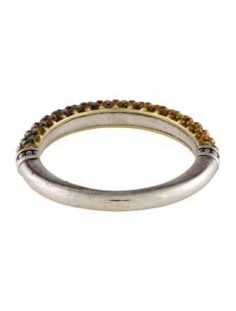 Lagos Two-Tone Signature Caviar Beaded Stacking Ring