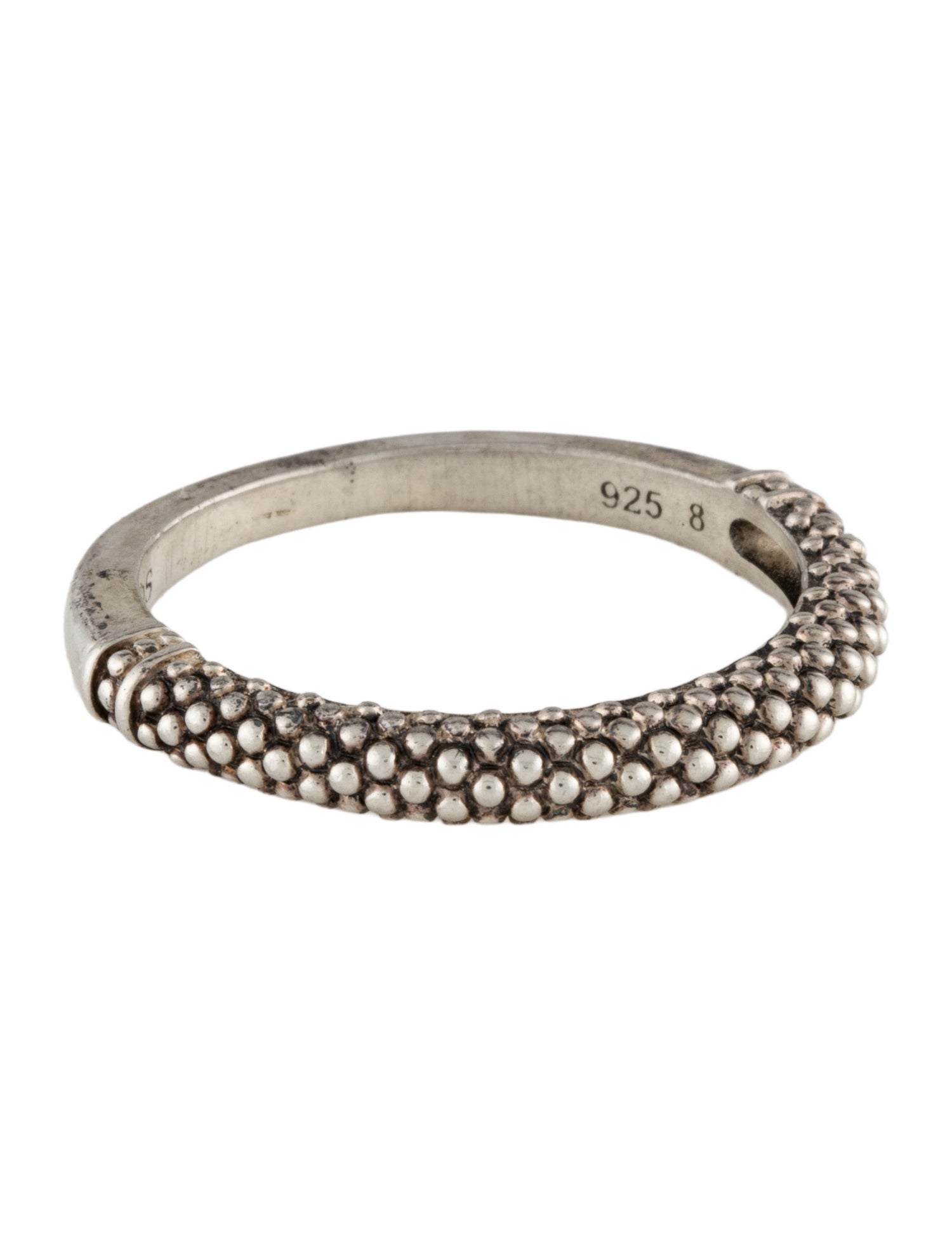 Lagos Caviar Stacking Ring