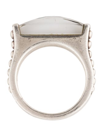 Lagos Quartz Doublet Maya Stacking Ring