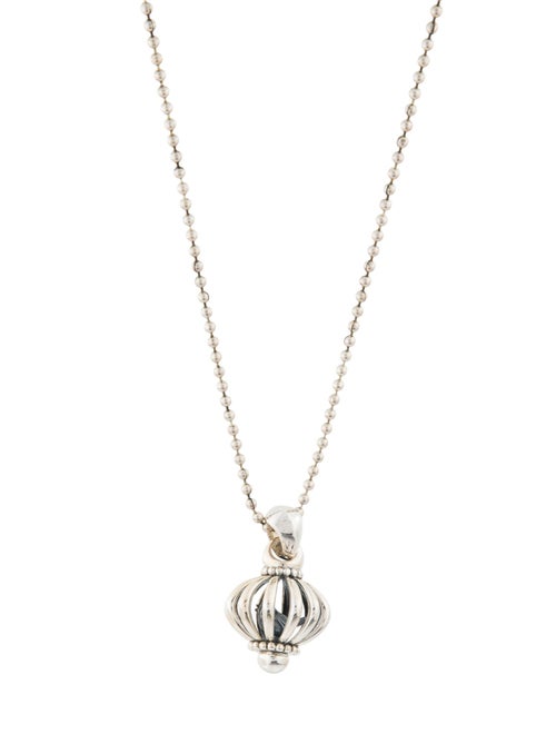 Lagos Bird Cage Pendant Necklace