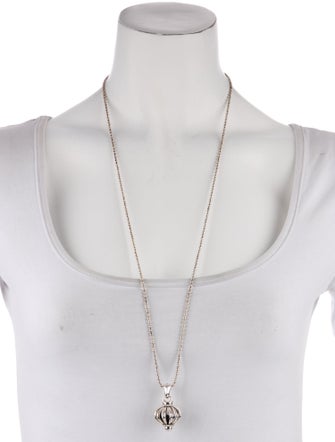 Lagos Bird Cage Pendant Necklace