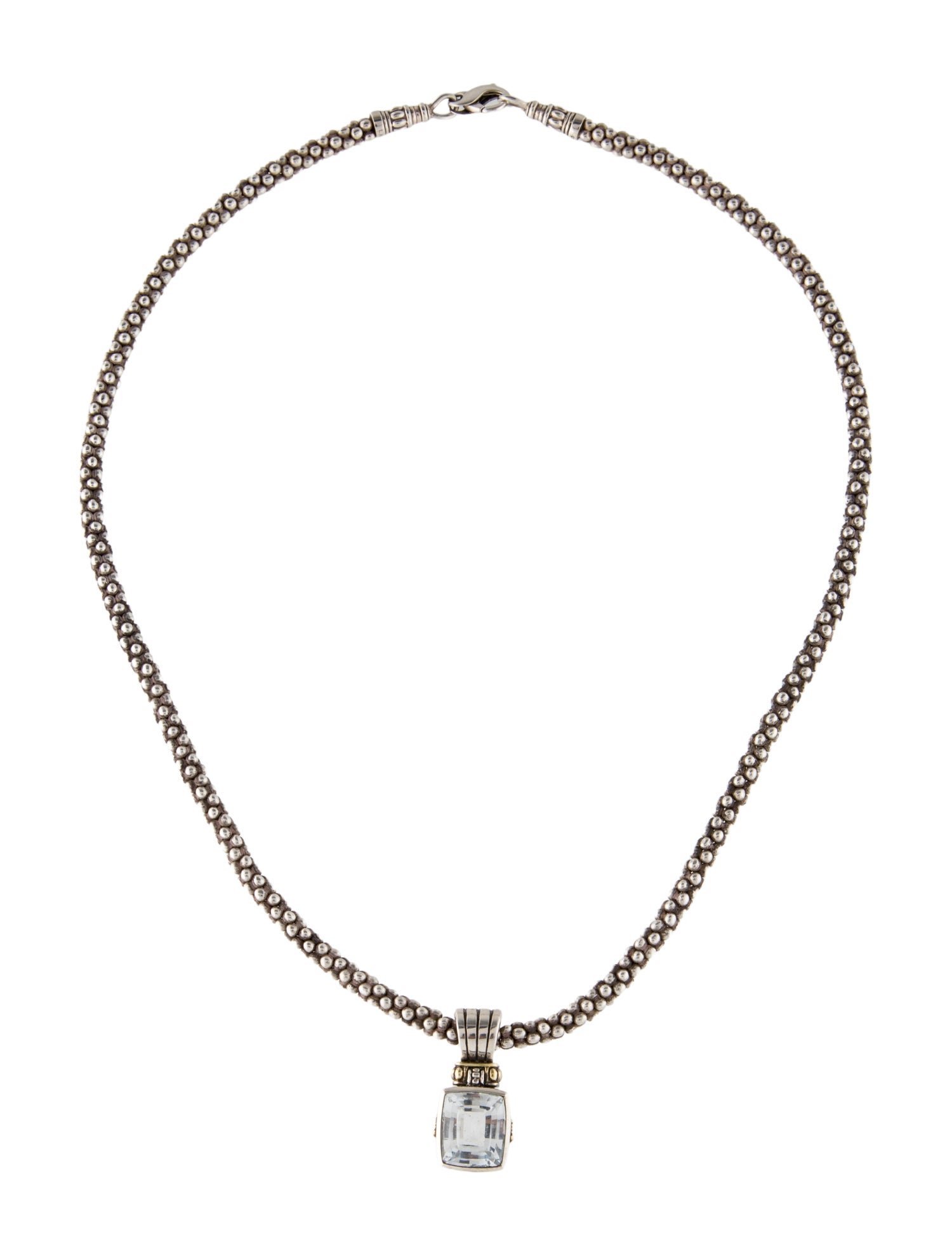 Lagos Topaz Pendant Necklace