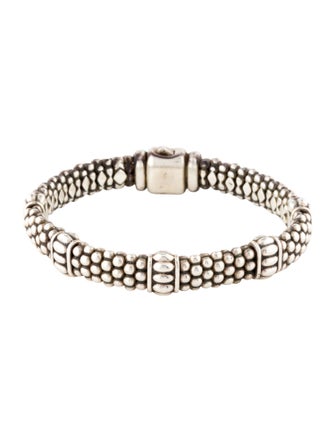 Lagos Fluted Beaded Caviar Bracelet