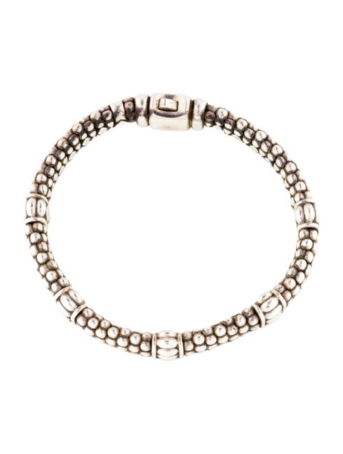 Lagos Fluted Beaded Caviar Bracelet