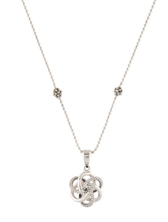 Lagos Small Love Knot Pendant Necklace