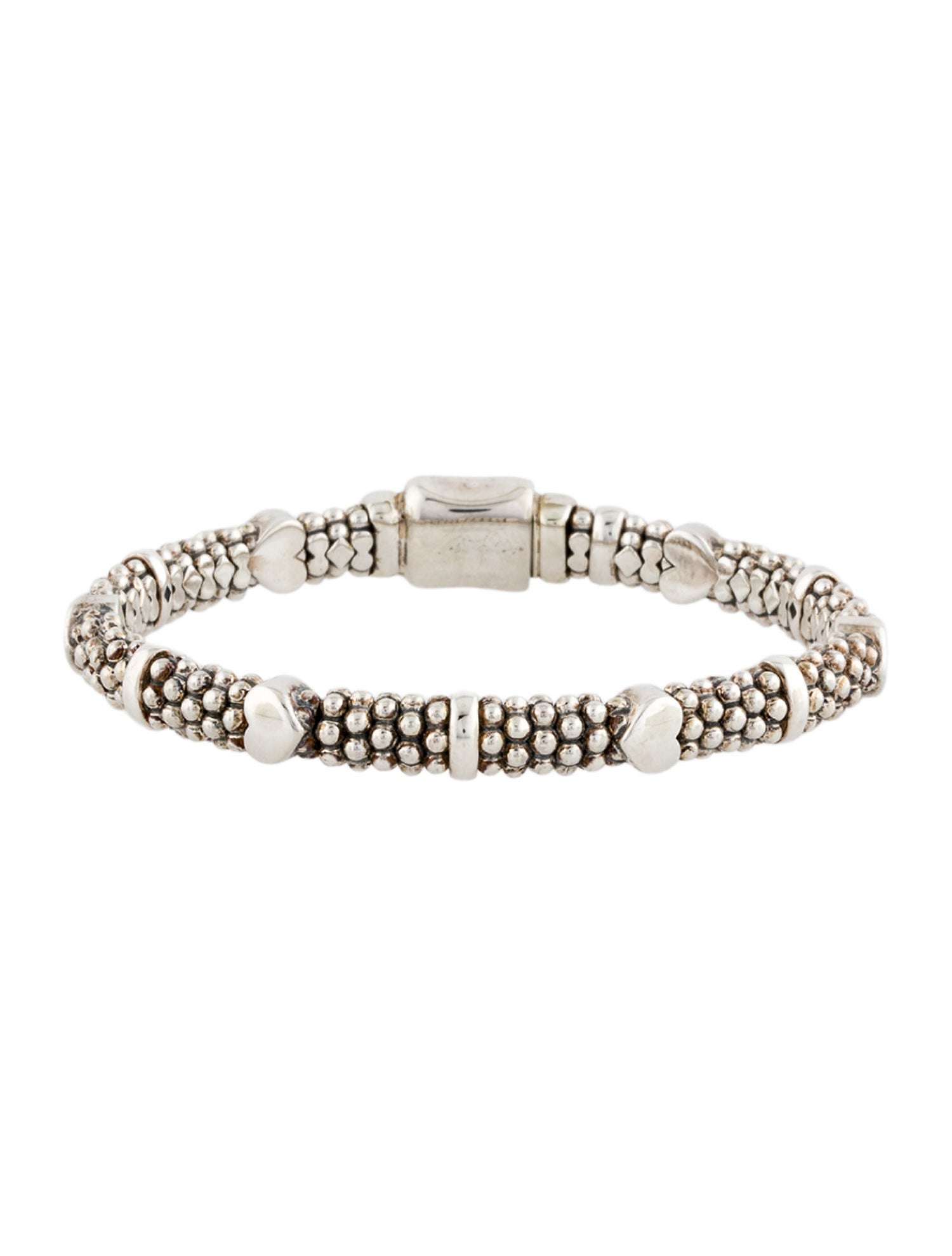 Lagos Heart Caviar Bracelet