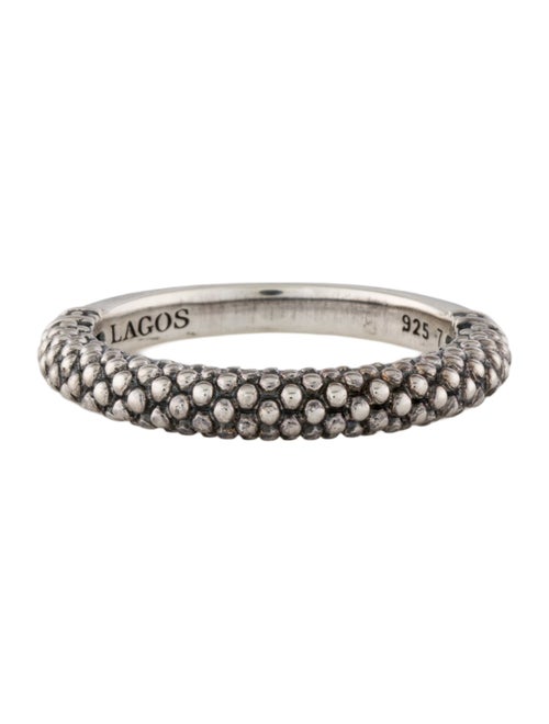 Lagos Caviar Stacking Ring