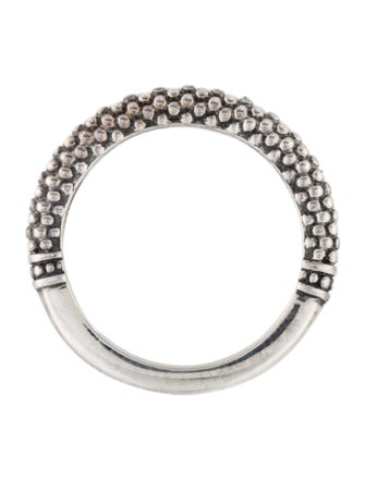 Lagos Caviar Stacking Ring