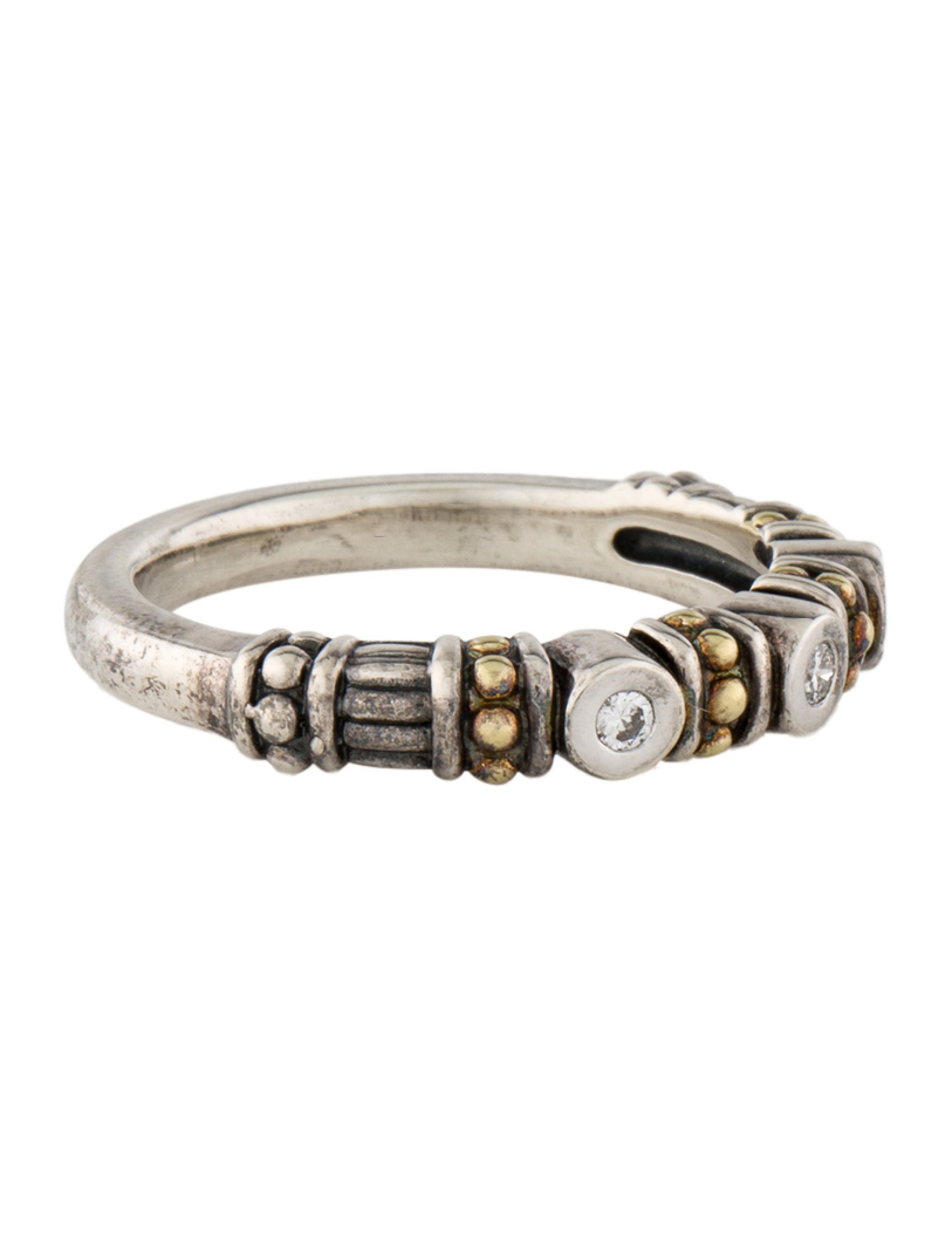 Lagos Diamond Rittenhouse Stacking Ring