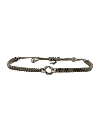 Lagos Caviar Macrame Bracelet