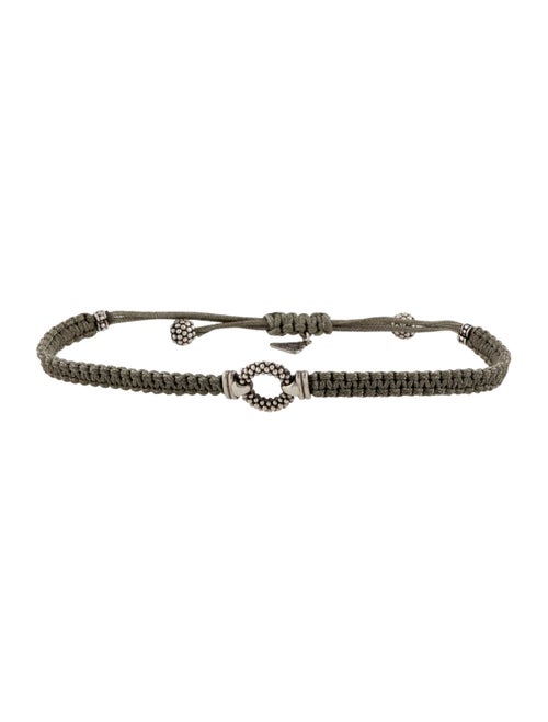 Lagos Caviar Macrame Bracelet