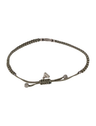 Lagos Caviar Macrame Bracelet