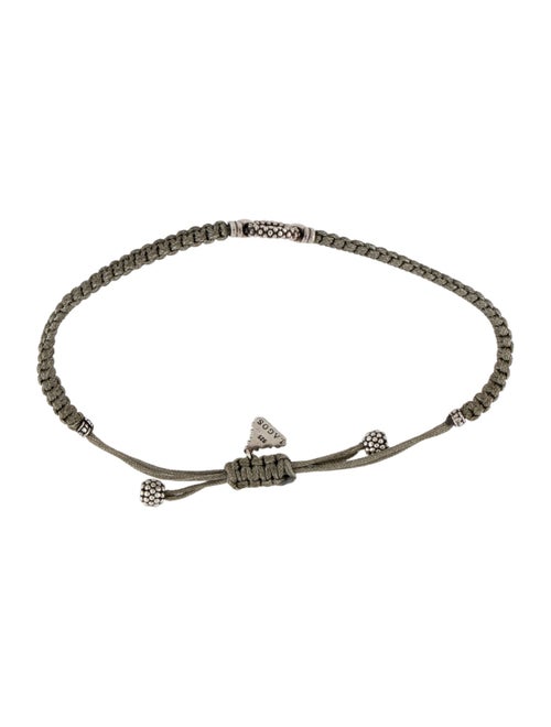 Lagos Caviar Macrame Bracelet
