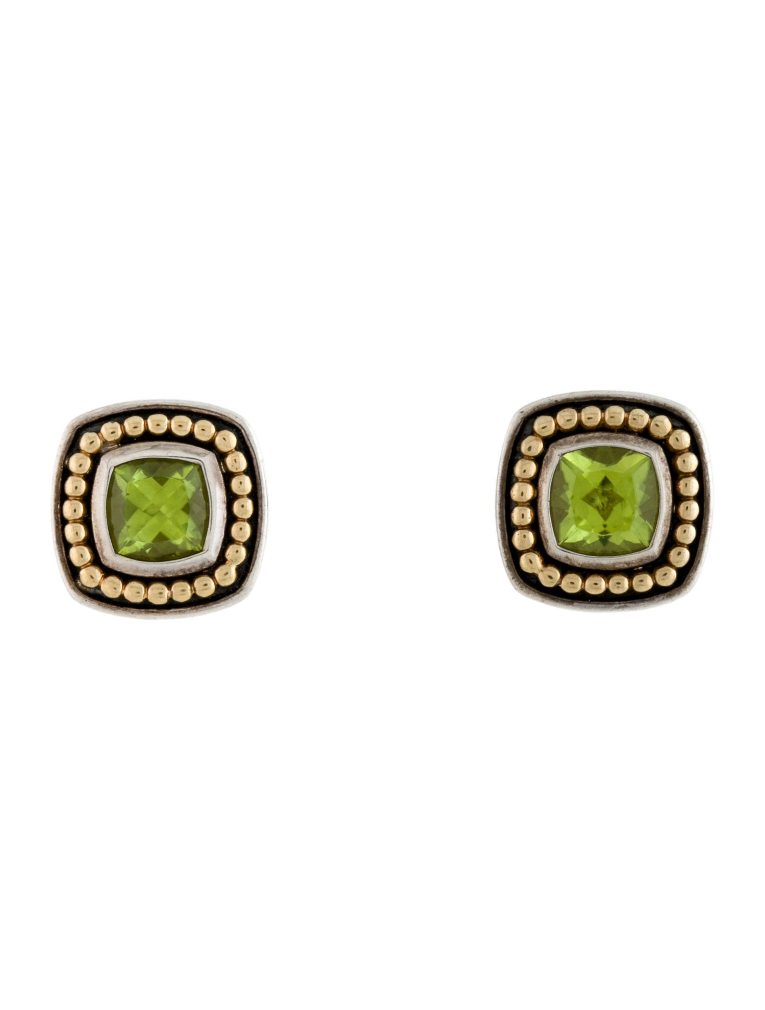 Lagos Peridot Rittenhouse Stud Earrings
