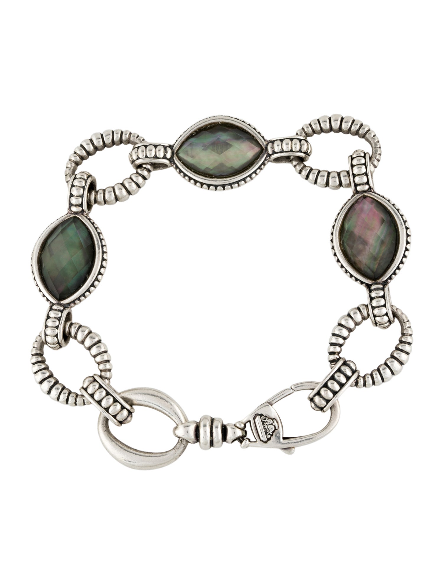 Lagos Mother of Pearl & Quartz Doublet Venus Bracelet