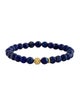 Lagos 18K Lapis Lazuli Stretch Bead Bracelet