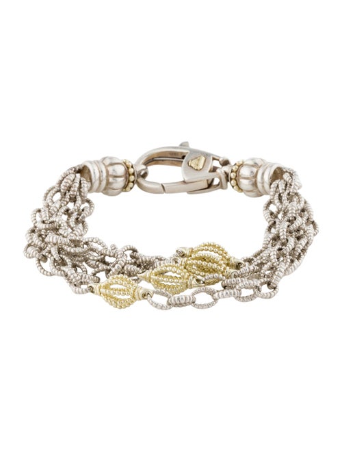Lagos Two-Tone Multichain Bracelet
