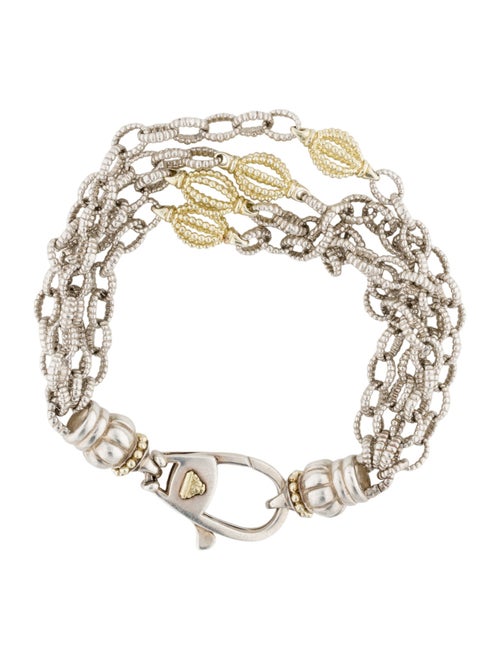Lagos Two-Tone Multichain Bracelet