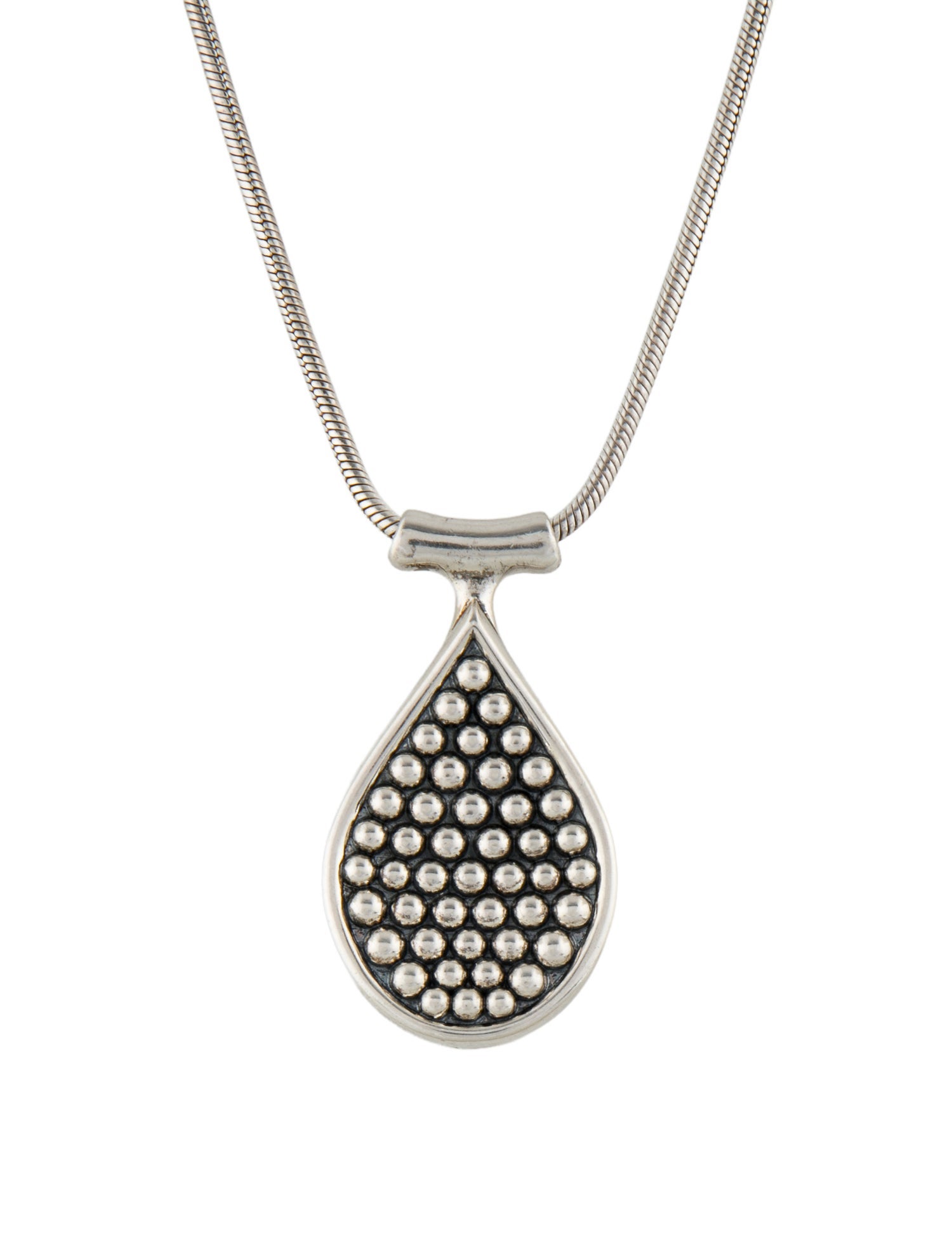 Lagos Teardrop Pendant Necklace
