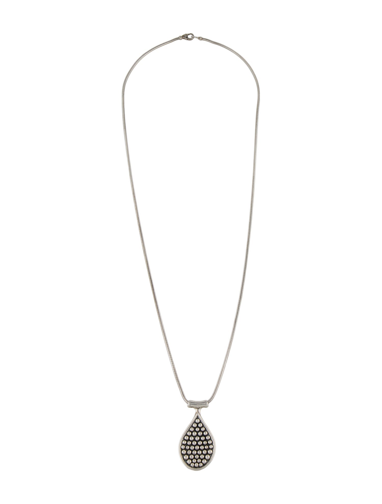 Lagos Teardrop Pendant Necklace
