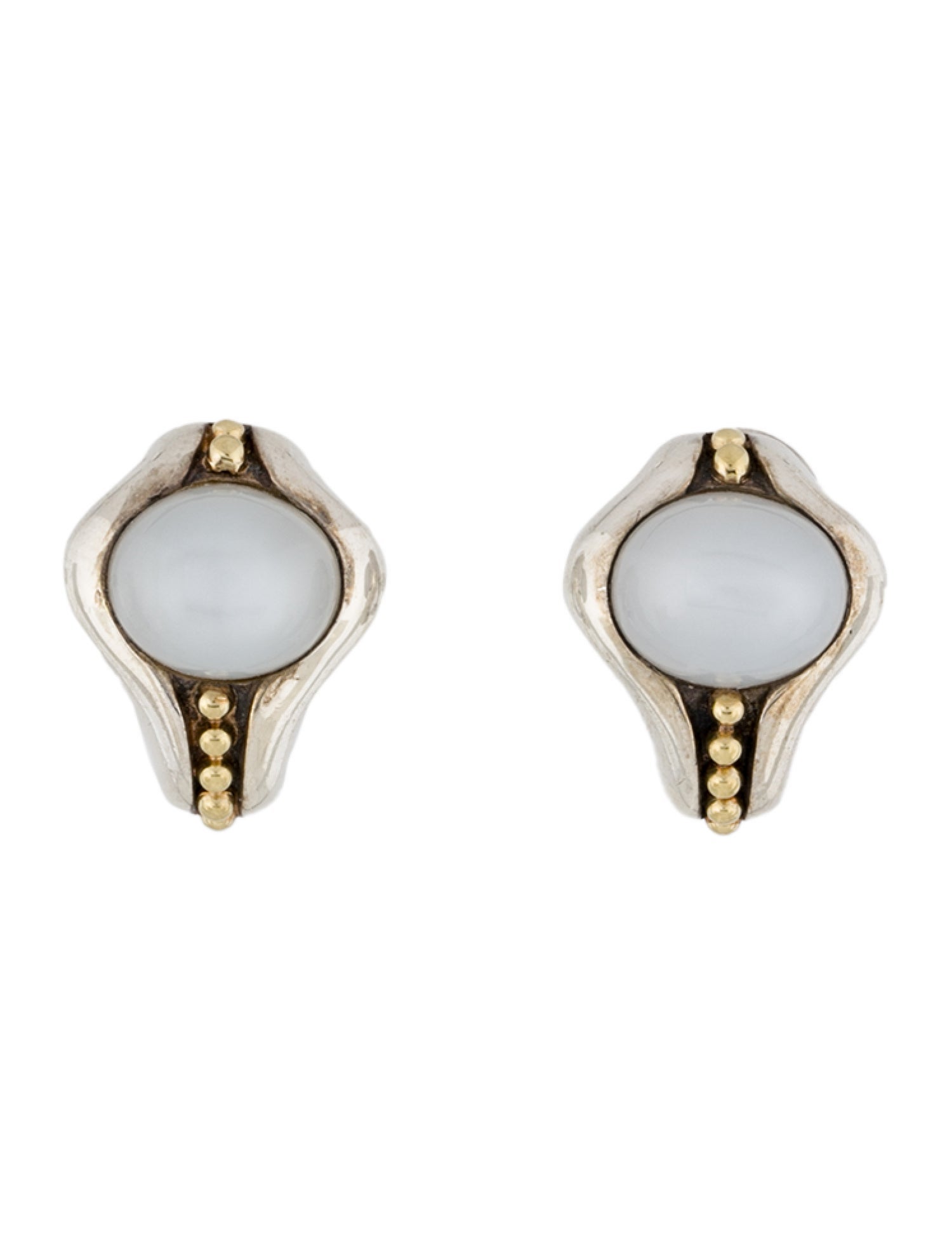 Lagos Caviar Cat's Eye Moonstone Earrings