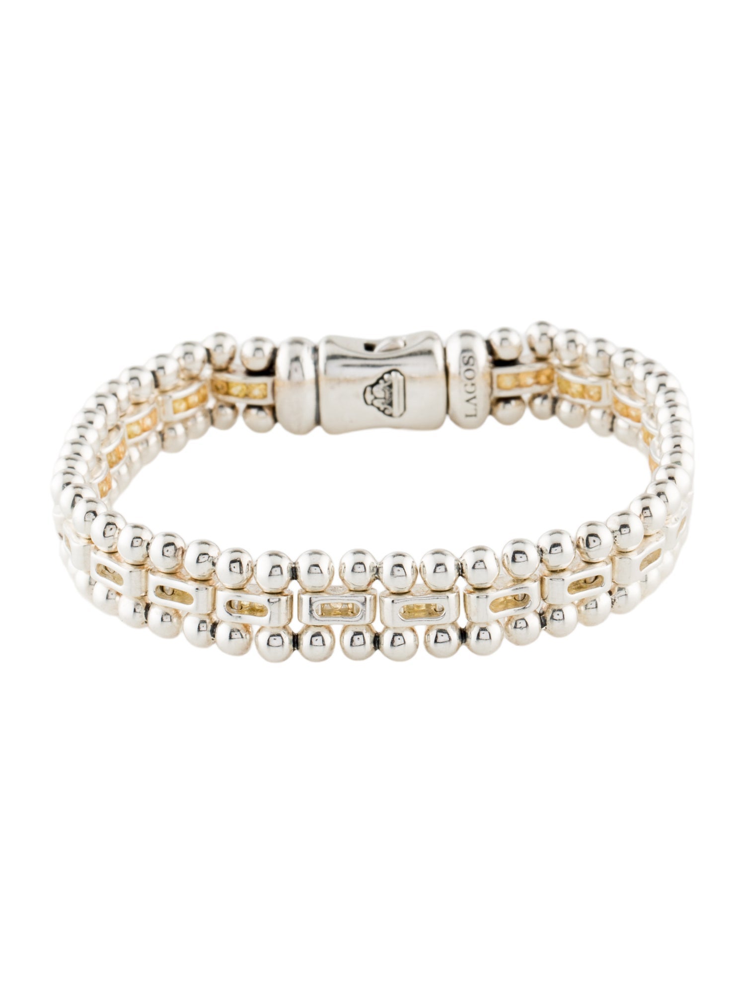 Lagos Sapphire Link Bracelet