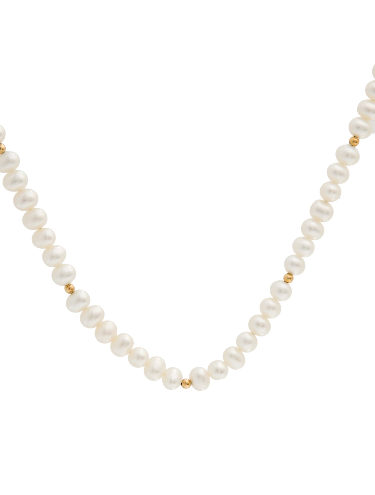 Lagos Pearl Bead Strand Necklace
