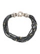 Lagos 18K Hematite Bead Multi-Strand Bracelet