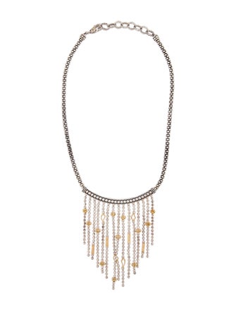 Lagos Two-Tone Icon Multi-Strand Caviar Bead Necklace