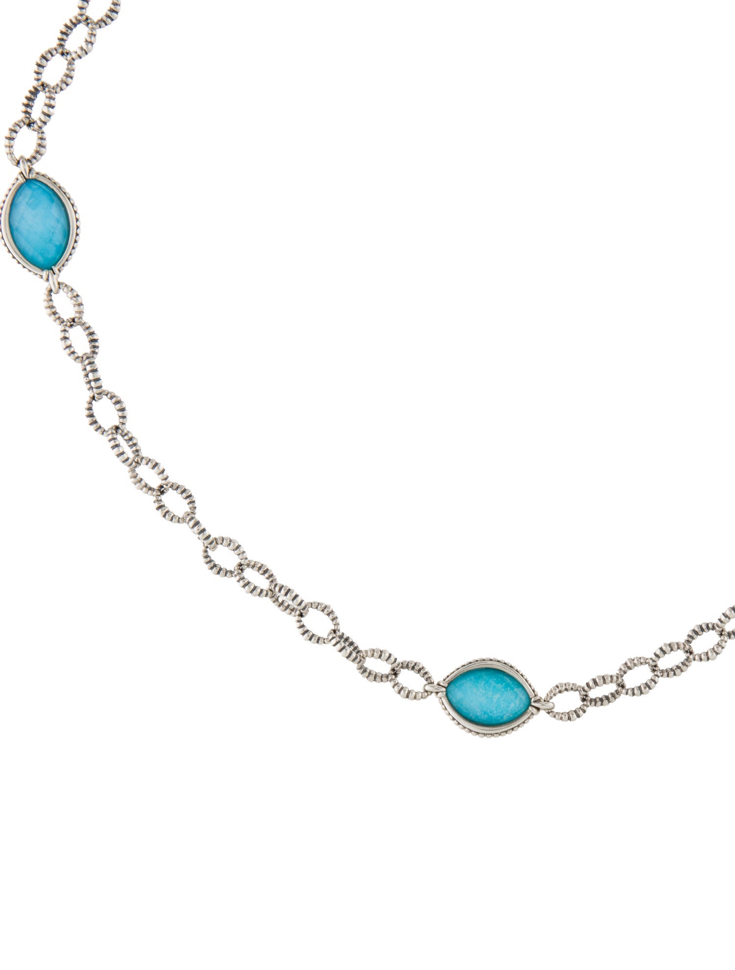 Lagos Quartz Doublet Venus Station Necklace