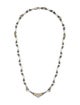 Lagos Two-Tone Diamond & Topaz Station Necklace