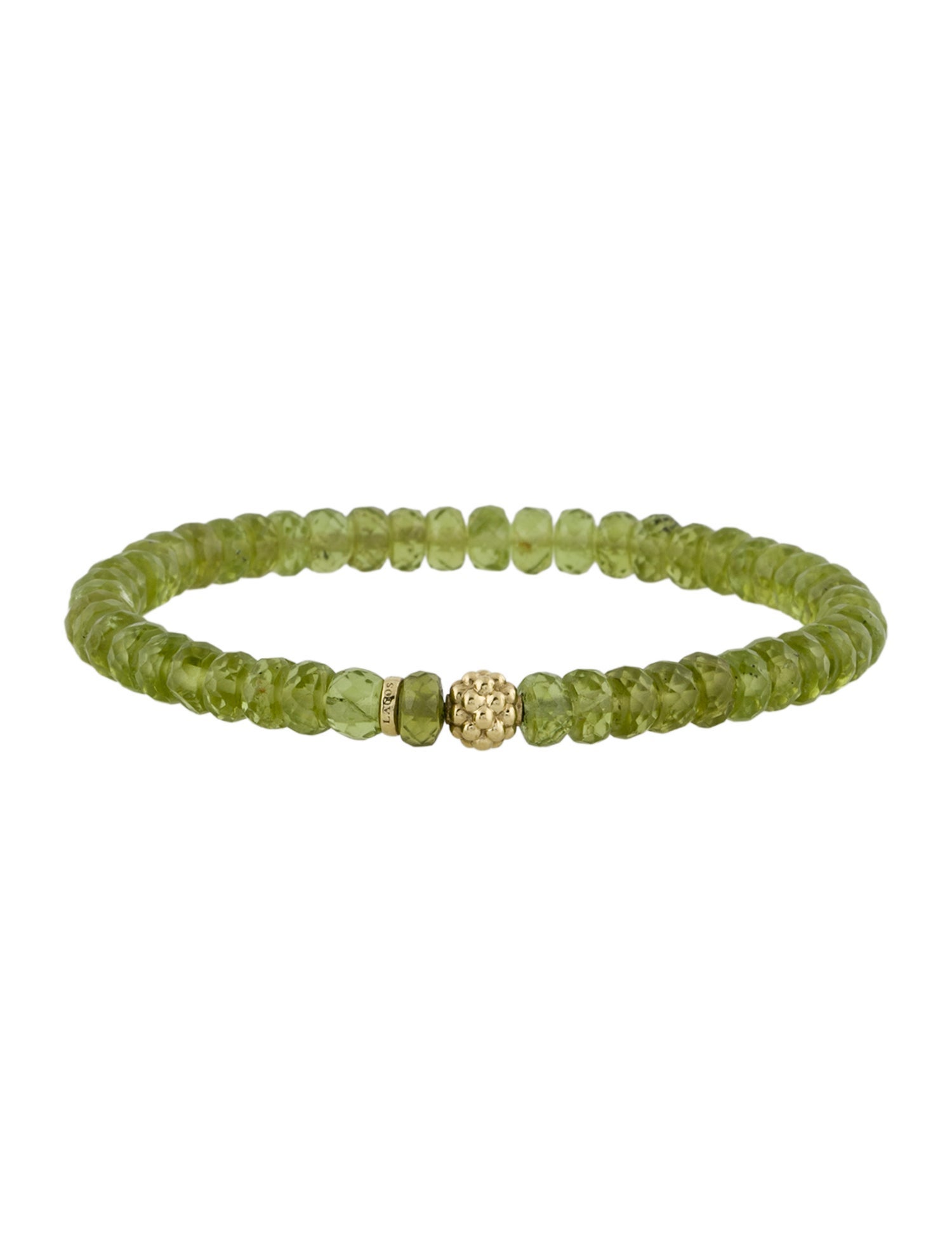 Lagos 18K Peridot Beaded Bracelet