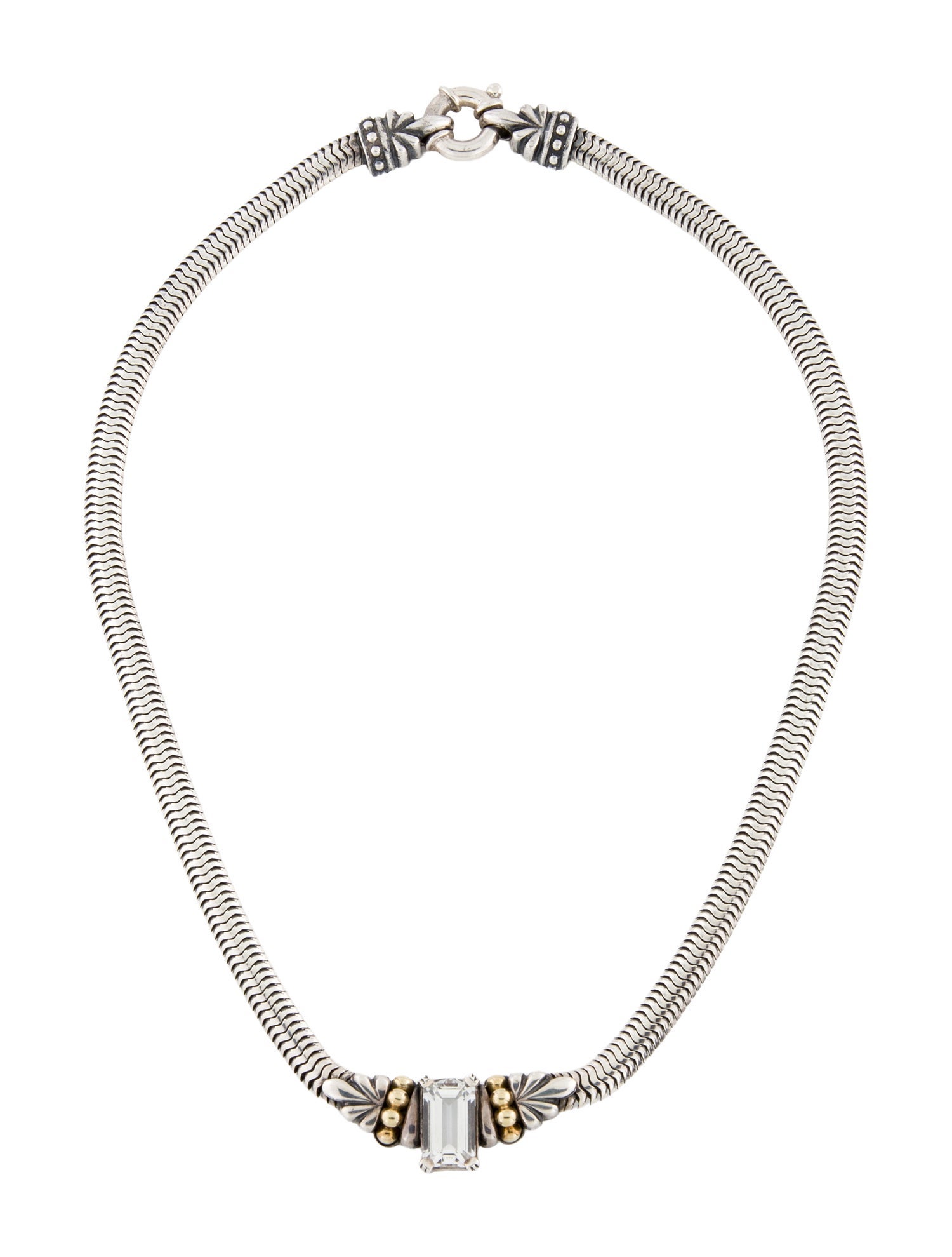 Lagos Topaz Station Necklace