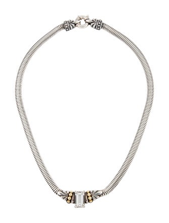 Lagos Topaz Station Necklace