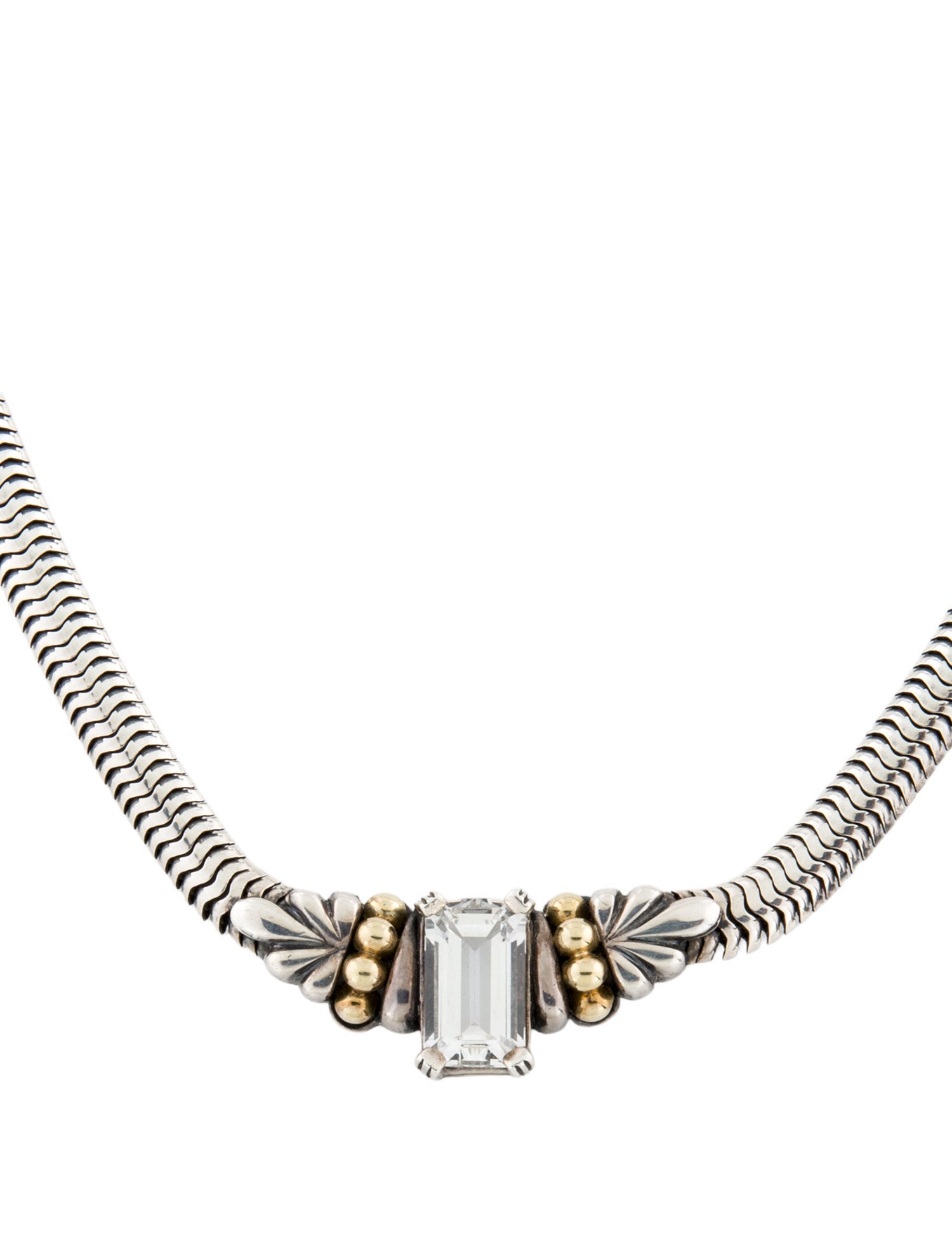 Lagos Topaz Station Necklace