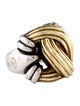 Lagos Two-Tone Signature Caviar Knot Ring