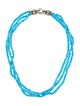 Lagos Two-Tone Turquoise Multistrand Necklace