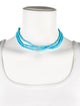 Lagos Two-Tone Turquoise Multistrand Necklace