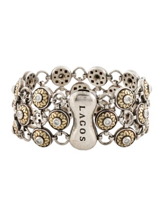 Lagos 1.50ctw Diamond Round Links Bracelet