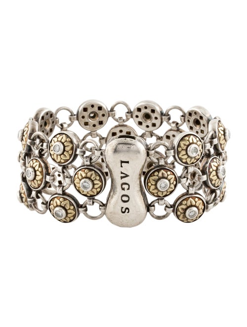 Lagos 1.50ctw Diamond Round Links Bracelet