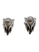 Lagos Two-Tone Topaz Caviar Earclips