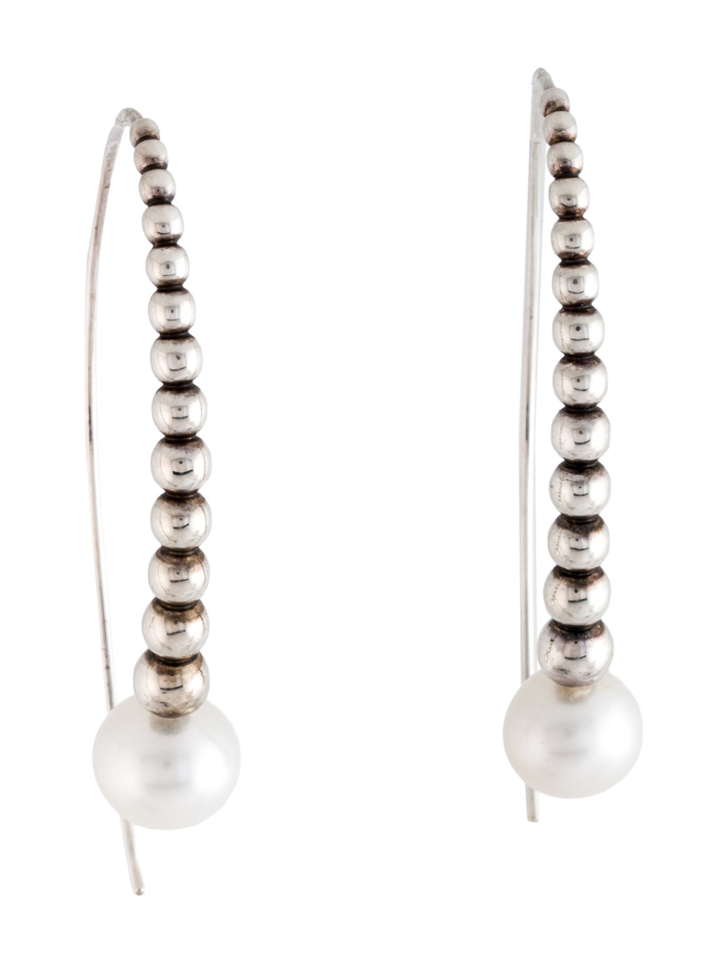Lagos Pearl Graduated Bead Earrings
