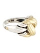 Lagos Two-Tone Signature Caviar Knot Ring
