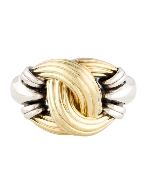 Lagos Two-Tone Signature Caviar Knot Ring
