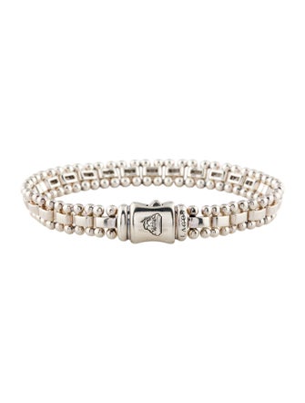 Lagos Diamond Caviar Spark Link Bracelet