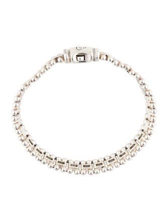 Lagos Diamond Caviar Spark Link Bracelet