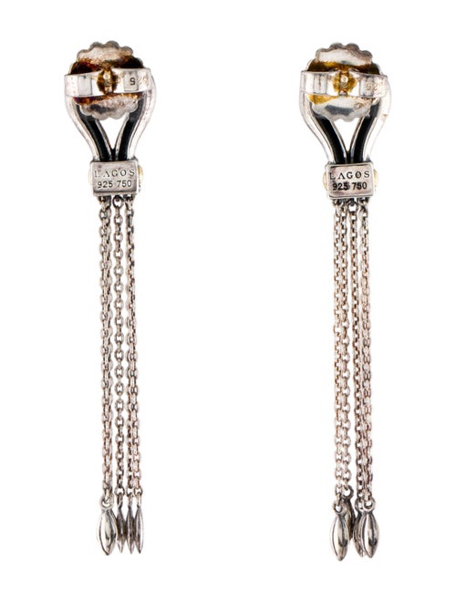 Lagos Two-Tone Derby Tassel Earrings