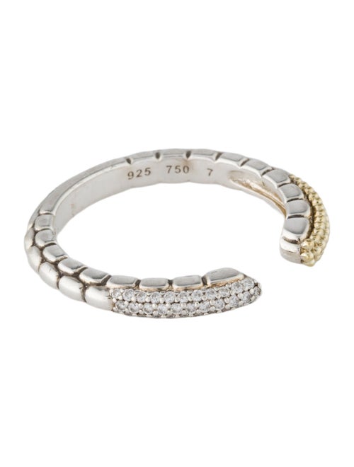 Lagos Diamond Lux Open Stacking Ring