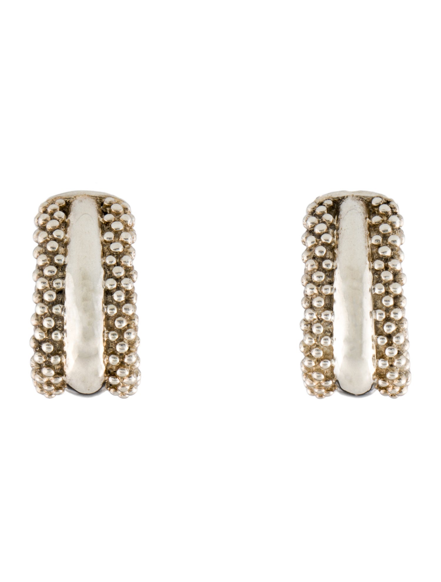Lagos Station Caviar Huggie Earrings