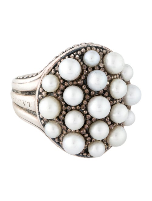 Lagos Pearl Cluster Cocktail Ring